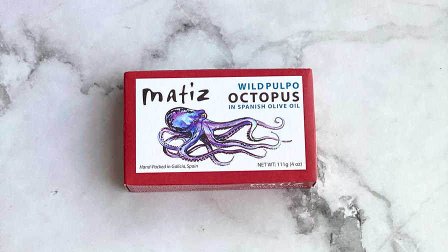 Matiz Pulpo Wild- Caught Pulpo Spanish Octopus in Olive Oil 