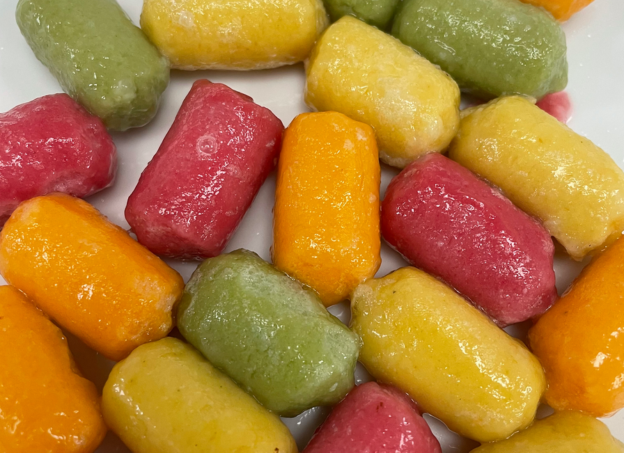 Gluten-Free Ricotta Rainbow Gnocchi