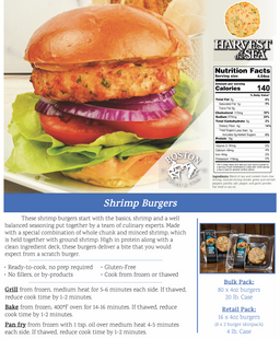 Shrimp Burgers (pack of 2)