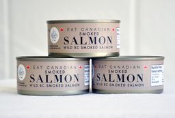 Keta salmon - SMOKED Skinless boneless canned