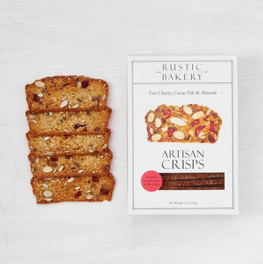 Crisps, Tart Cherry, Cocoa Nib and Almonds by Rustic Bakery