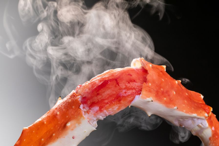 Frozen Alaskan King Crab  (typically 1 giant leg  or claw per pound)