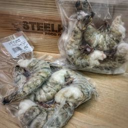 Black Tiger Shrimp - 6/8 - RAW - FROZEN - 10LB MASTER CASE