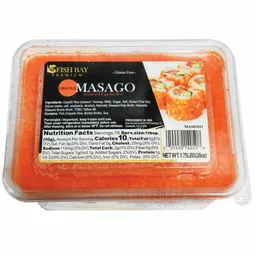 Frozen Orange Masago (Capelin Roe) 1.75 LB