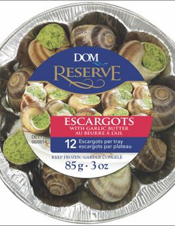 Frozen Garlic Butter Escargot