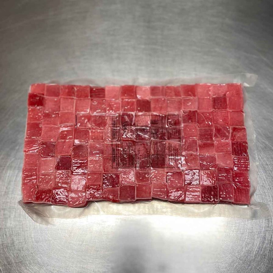 Frozen Yellow Fin Tuna Poke Cubes-Sashimi Quality