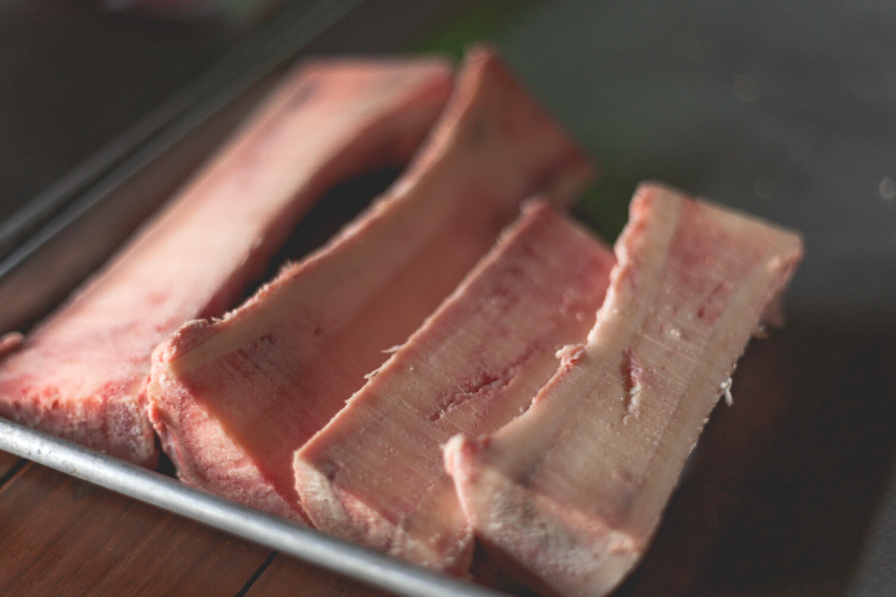 Split Marrow Bones (1 bone split into 2 sides)