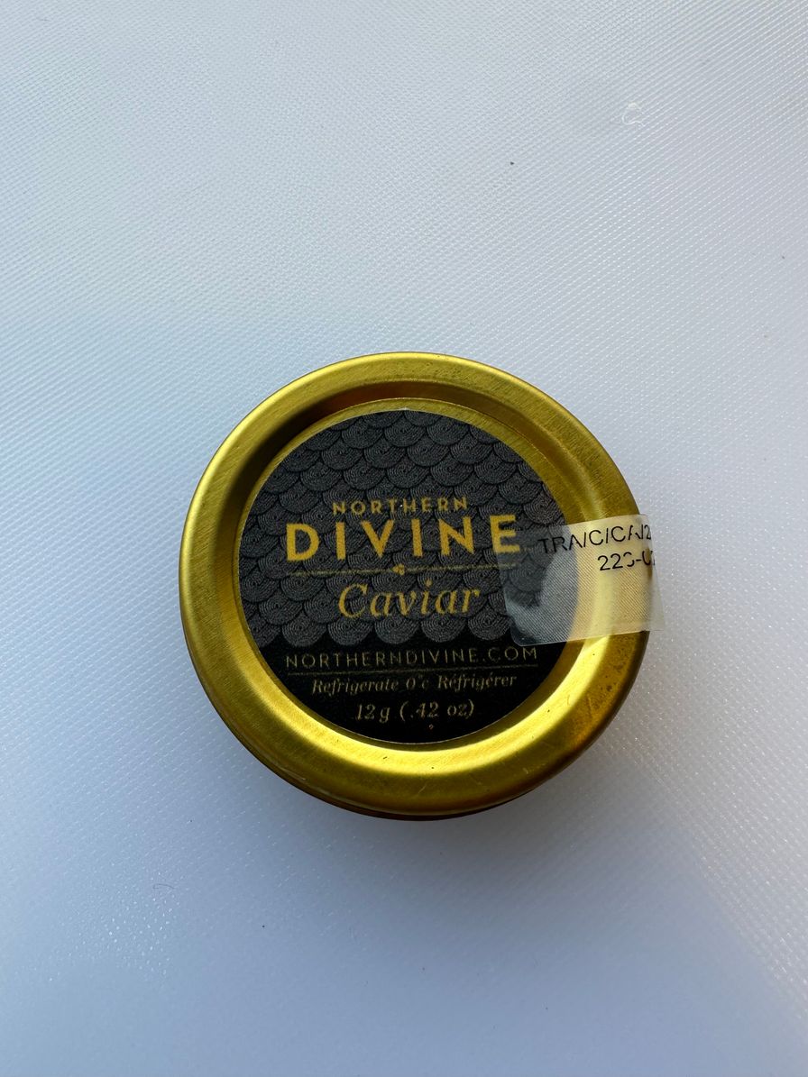 Sturgeon CAVIAR NORTHERN DIVINE 12g Chilled/Refrigerated