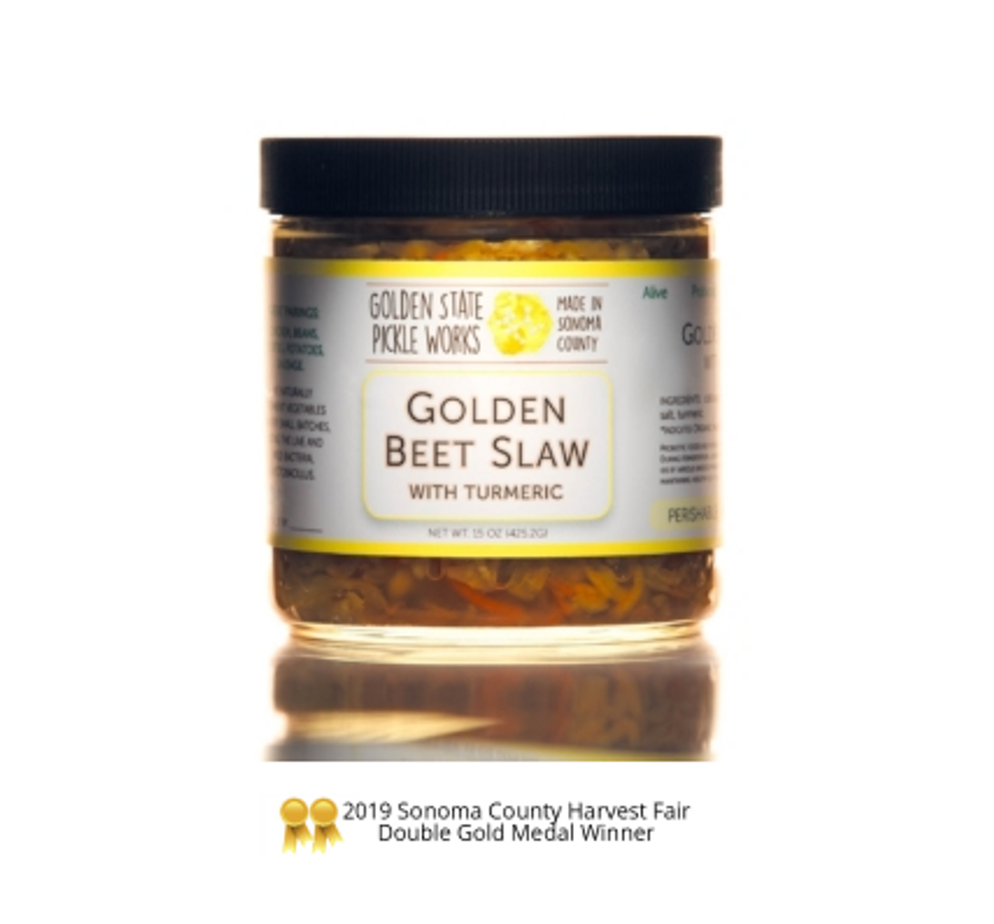 Slaw, Golden Beets with Tumeric by Golden State Pickle Works 