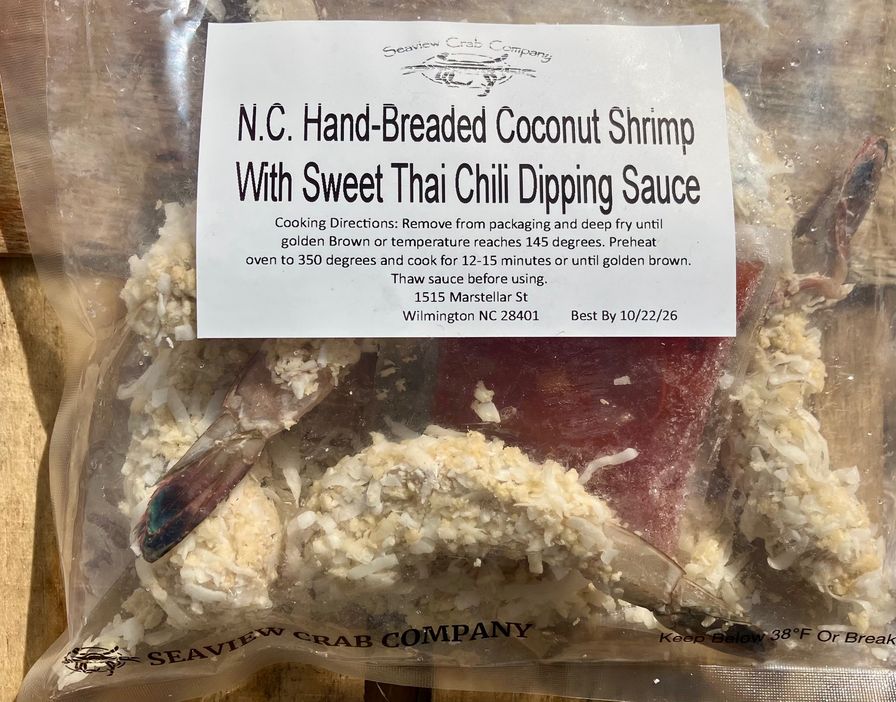 Hand-Breaded North Carolina Coconut Shrimp with Sweet Thai Chili Dipping Sauce