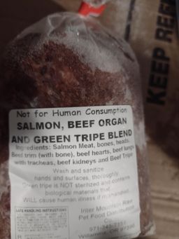 Salmon/Beef Organ/Beef Tripe Blend