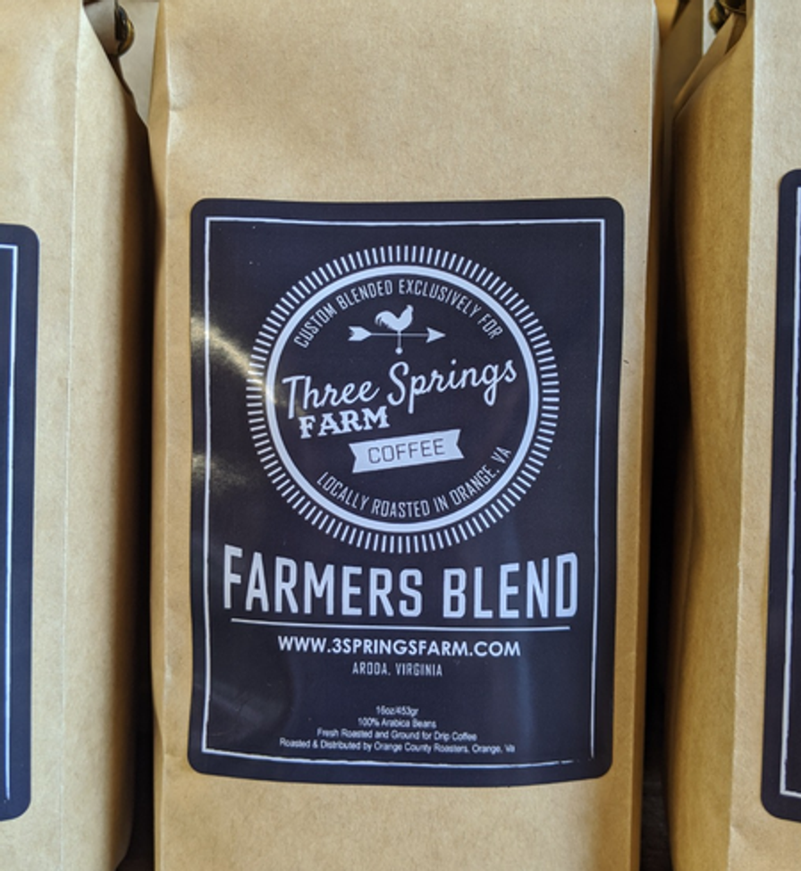 Coffee, Three Springs Farmers Blend (Ground)
