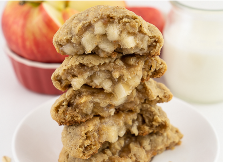 Gluten-Free Apple Filled Oatmeal Cookies