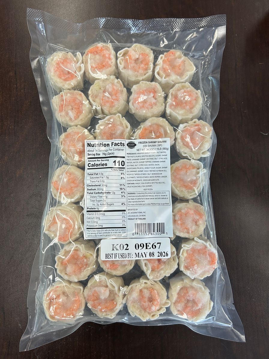 EBI SHUMAI グルメ海老シュウマイ Large 28PC