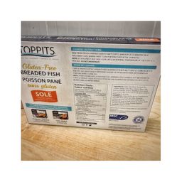 Toppits Breaded Sole - Savoury Lemon - FROZEN - 400g