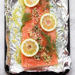 Grilled Whole Side of Salmon