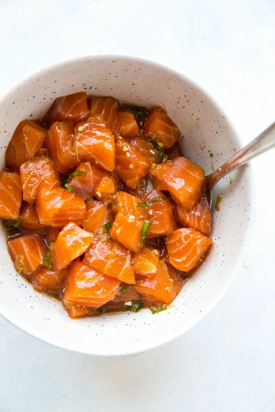 Frozen Steelhead Salmon Poké