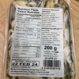 Marinated Anchovy Fillets - 200g - FRESH