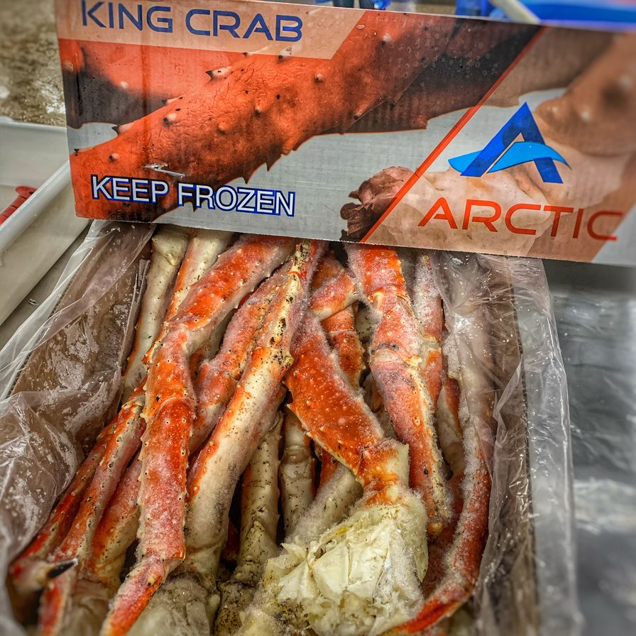 6/9 RED King Crab Legs - 20LB MASTER CASE