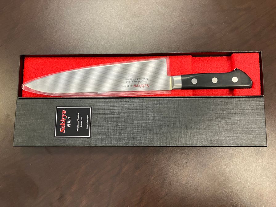 Knife Santoku 180mm Japan (プロ用万能包丁）