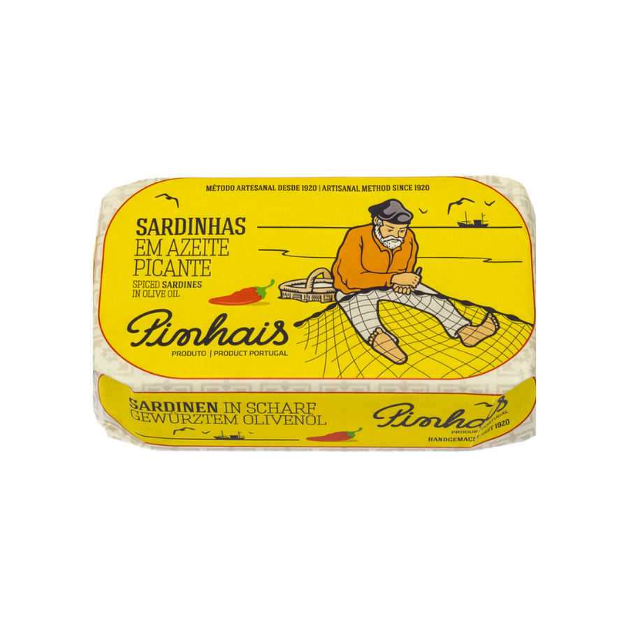 Pinhais Spiced Canned Sardines in Olive Oil -1/4.41 oz