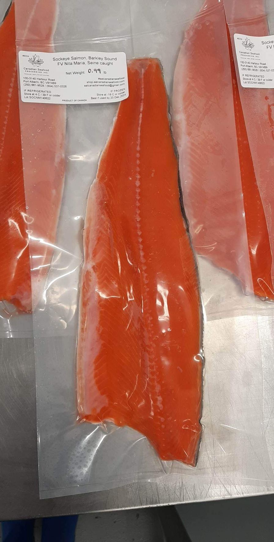 Eat Canadian Seafood  Sockeye Salmon portions - BC WILD