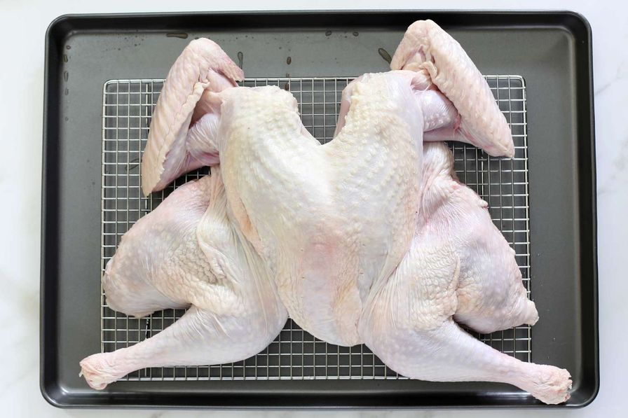 Spatchcocked Fresh Turkey 