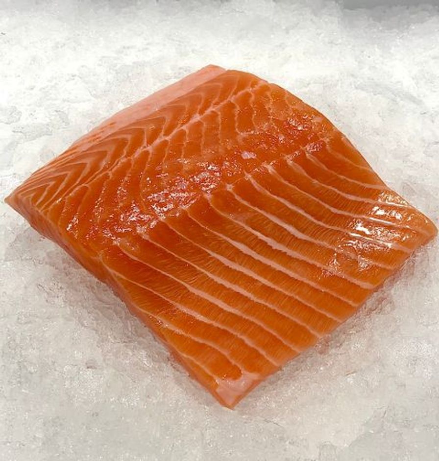 Salmon portions, Skin Off