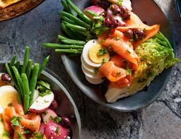 Nicoise Style Salmon Lunch Plate