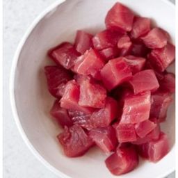 Tuna - Ahi Yellowfin Fresh Sashimi Grade Poke Cubes (6 oz)