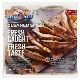 Wild Frozen Dressed Lake Smelts