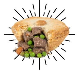 Peppercorn Roast Beef Pot Pie