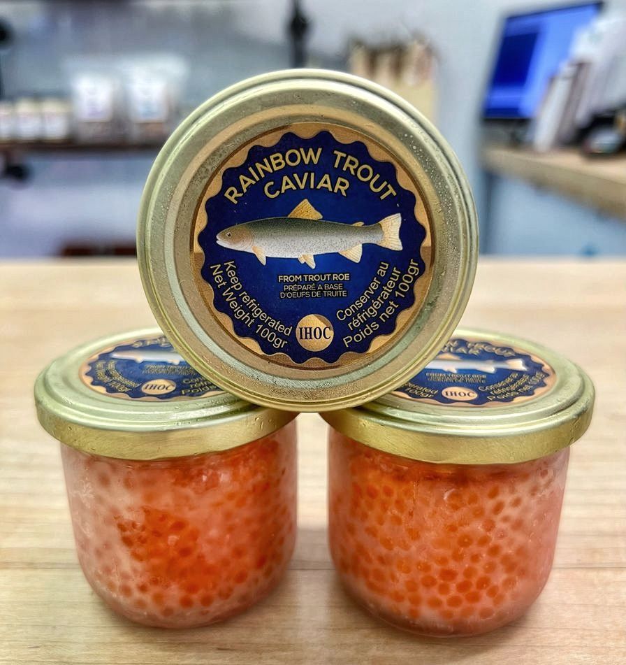 Steelhead Food Co.  Rainbow Trout Caviar - FROZEN - 100g