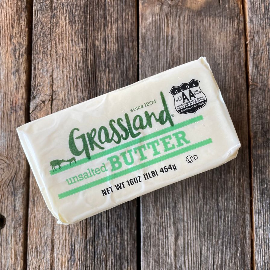 Grassland Salted Grade AA Butter Quarters (1 lb. Sticks - 18/Case)