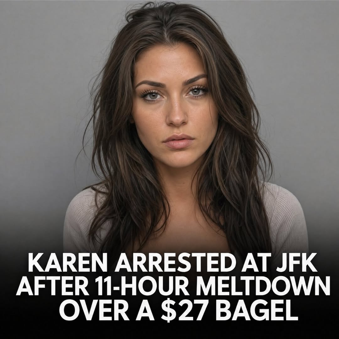 KAREN ARRESTED AT JFK AFTER 11-HOUR MELTDOWN OVER A $27 BAGEL