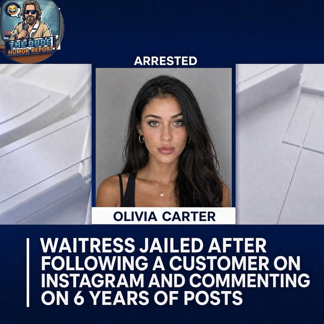 WAITRESS JAILED AFTER FOLLOWING A CUSTOMER ON INSTAGRAM AND COMMENTING ON 6 YEARS OF POSTS
