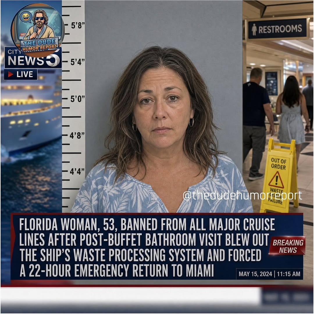 FLORIDA WOMAN, 53, BANNED FROM MAJOR CRUISE LINES AFTER ALLEGED “BUFFET DISASTER” FORCED SHIP TO TURN AROUND MID-VOYAGE