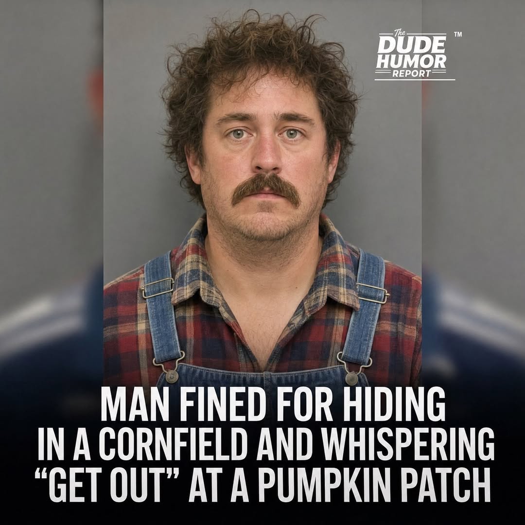MAN FINED AFTER HIDING IN CORNFIELD AND WHISPERING “GET OUT” TO STRANGERS AT PUMPKIN PATCH