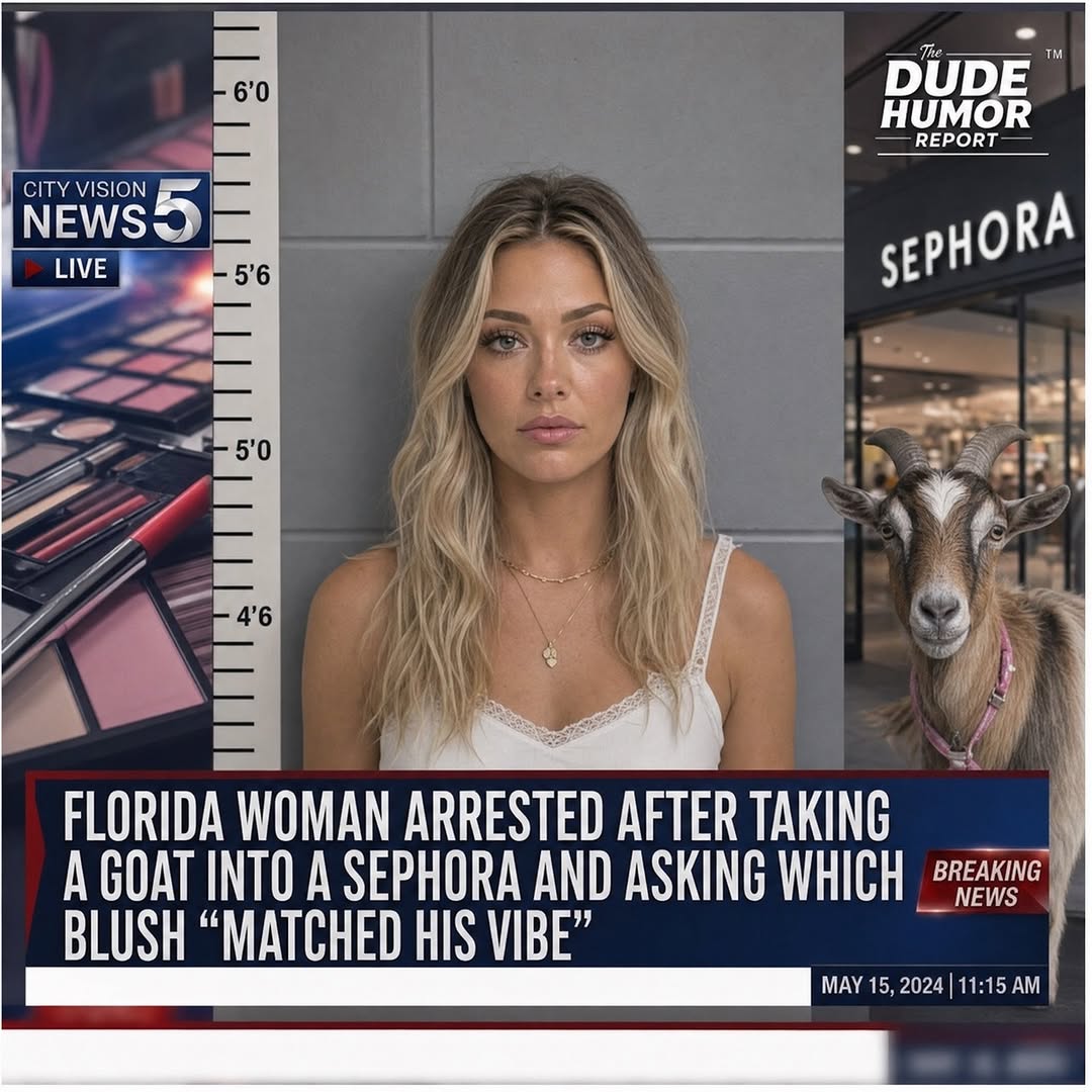 FLORIDA WOMAN ARRESTED AFTER BRINGING GOAT INTO SEPHORA FOR A "PERSONALITY CONSULTATION"