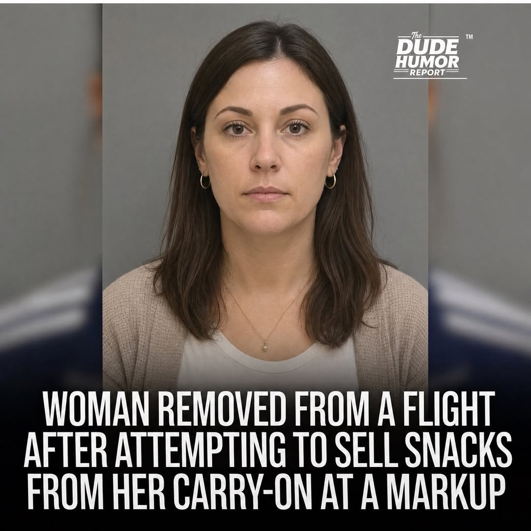WOMAN REMOVED FROM FLIGHT AFTER OPENING AN UNAUTHORIZED IN-FLIGHT CONVENIENCE STORE FROM HER CARRY-ON