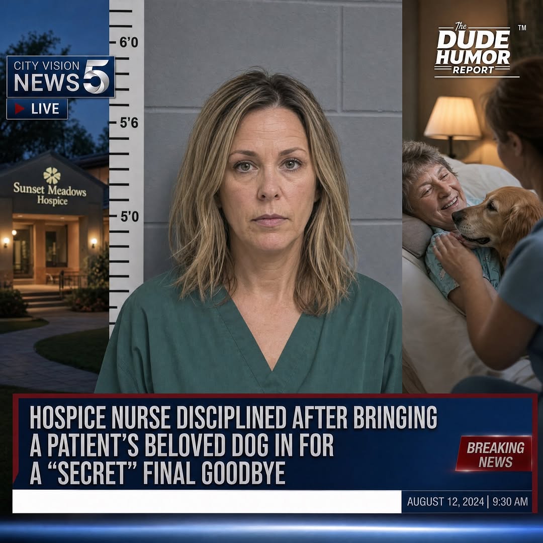 HOSPICE NURSE SUSPENDED AFTER GRANTING DYING PATIENT'S FINAL WISH — INTERNET SAYS SHE DESERVED A MEDAL, NOT A PUNISHMENT