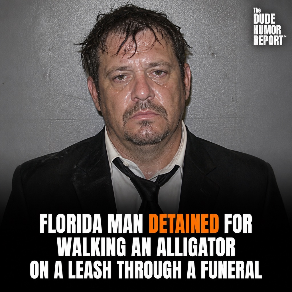 Florida man says emotional-support alligator had 'every right' to attend funeral before deputies escorted both off the property