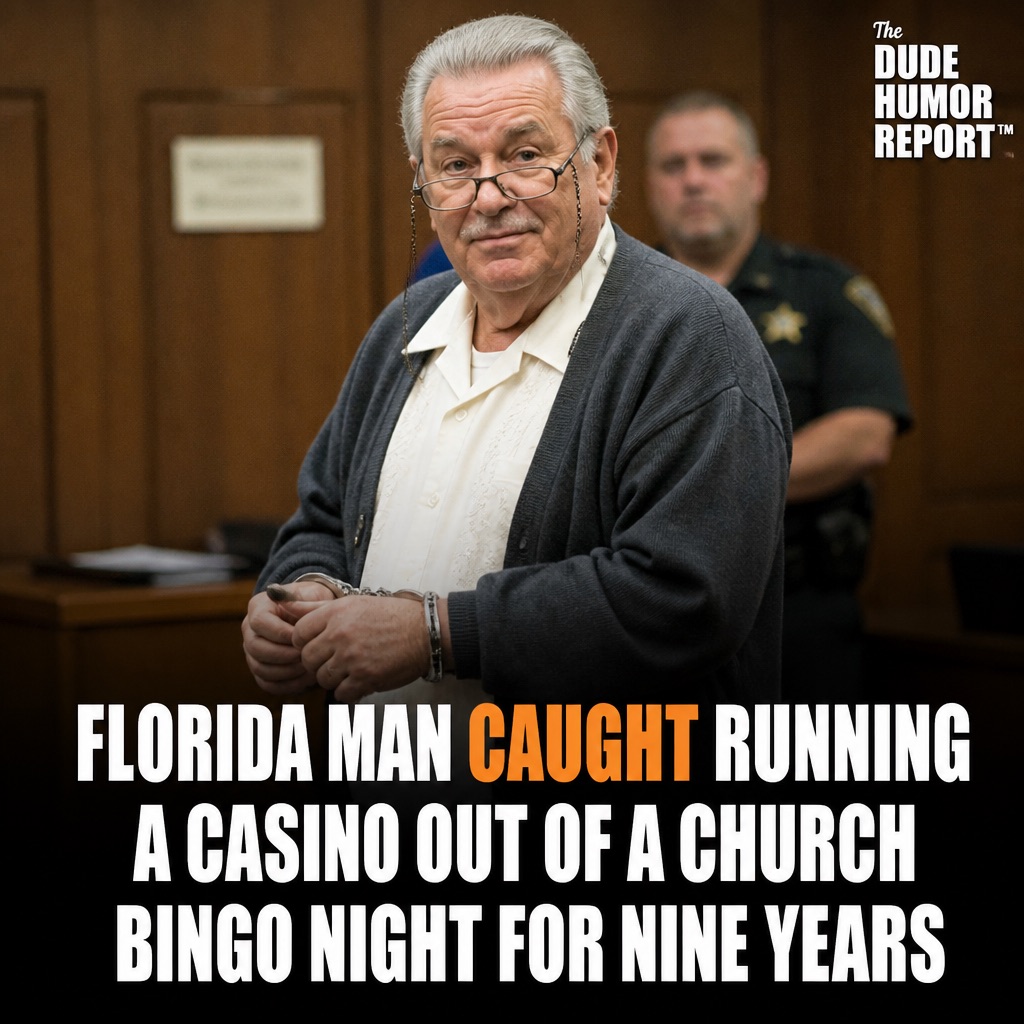 FLORIDA MAN ACCUSED OF TURNING CHURCH BINGO INTO A FULL-BLOWN CASINO FOR NINE YEARS