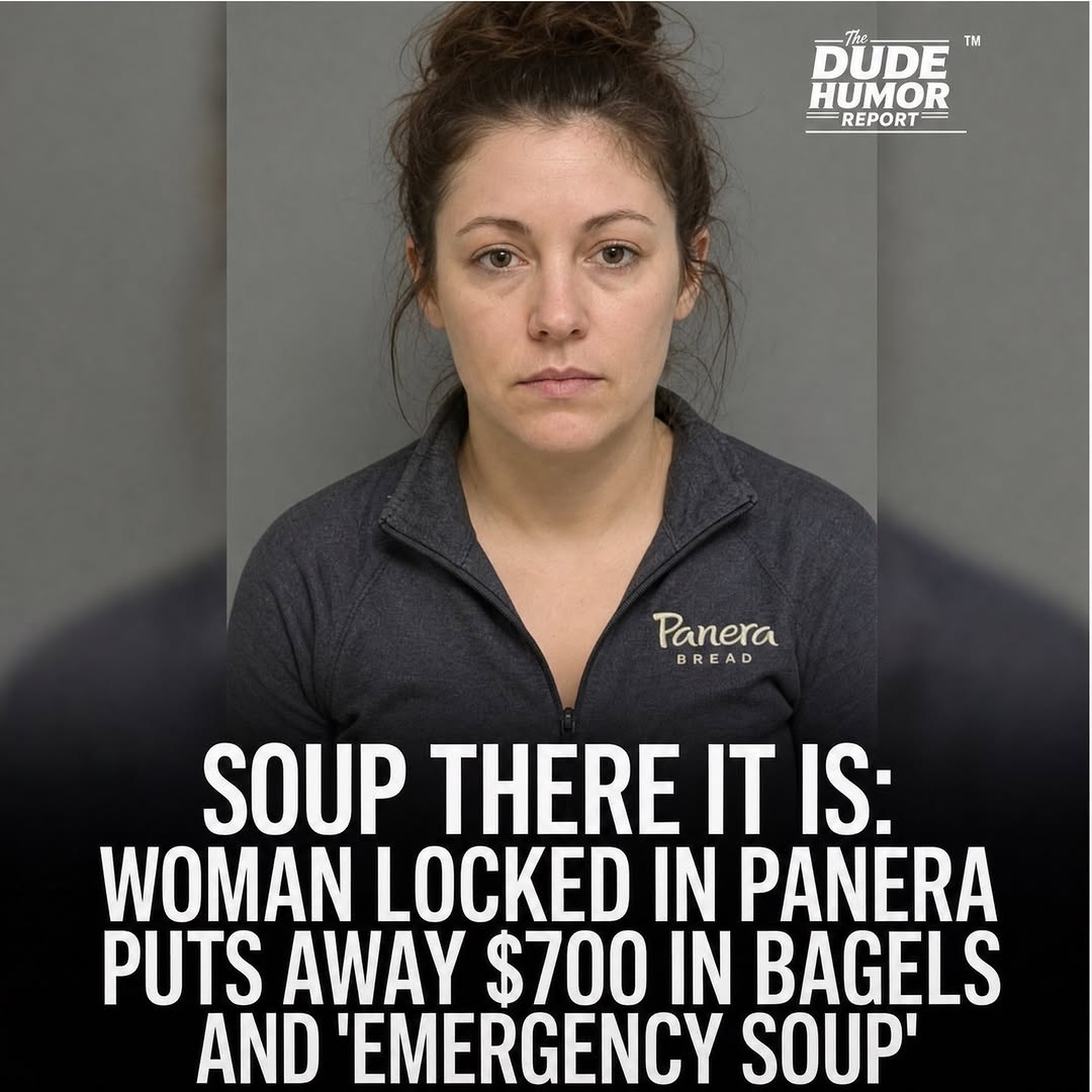 WOMAN LOCKED INSIDE PANERA ALLEGEDLY EATS $700 IN BAGELS, SIP CLUB REFILLS AND INVENTS "EMERGENCY SOUP" BEFORE OPENING