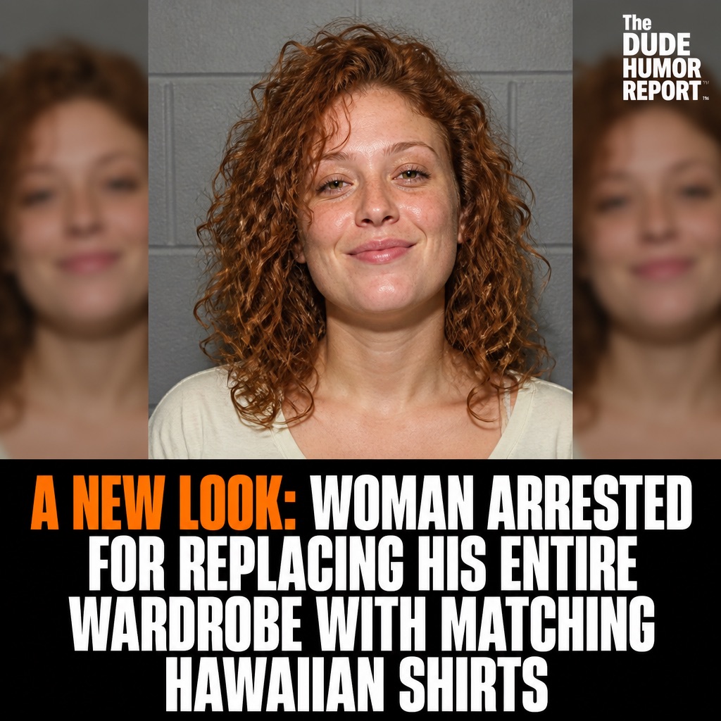 A NEW LOOK: WOMAN ARRESTED FOR REPLACING HIS ENTIRE WARDROBE WITH MATCHING HAWAIIAN SHIRTSBOONEHATCH, FL — Crystal Deveraux, 31, was arrested Tuesday after police say she broke into her ex-boyfriend's
