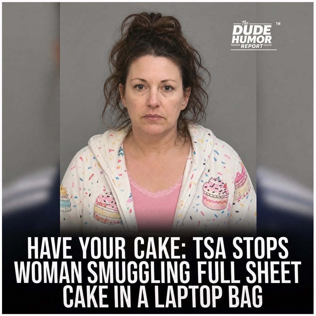 HAVE YOUR CAKE: TSA STOPS WOMAN SMUGGLING FULL SHEET CAKE IN A LAPTOP BAG