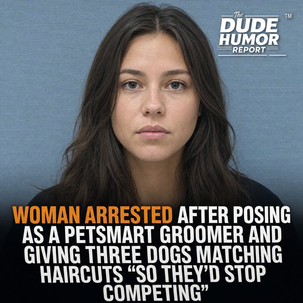 WOMAN ARRESTED AFTER IMPERSONATING DOG GROOMER AND CREATING WHAT SHE CALLED A “UNIFIED CANINE LOOK”