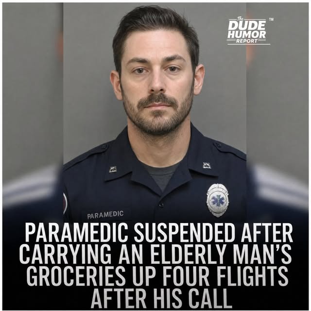 "HE SAVED A LIFE—THEN HELPED CARRY THE GROCERIES. HOURS LATER, HE WAS SUSPENDED."
