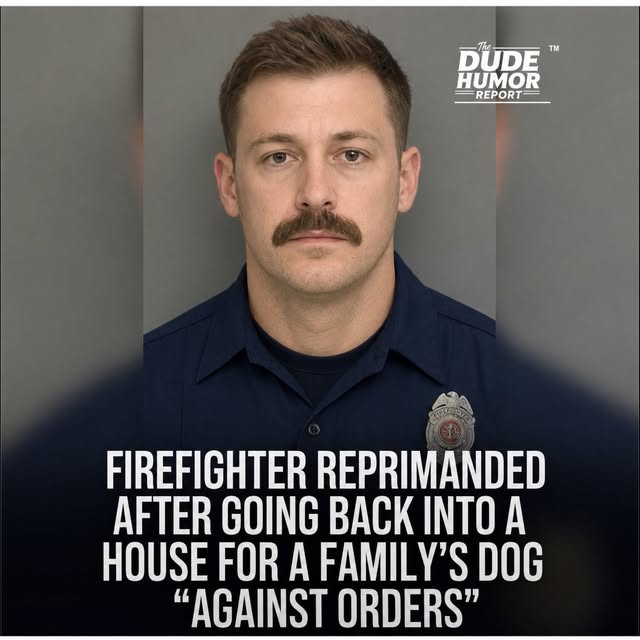 "HE SAVED THE FAMILY DOG—THEN GOT WRITTEN UP FOR GOING BACK INSIDE."