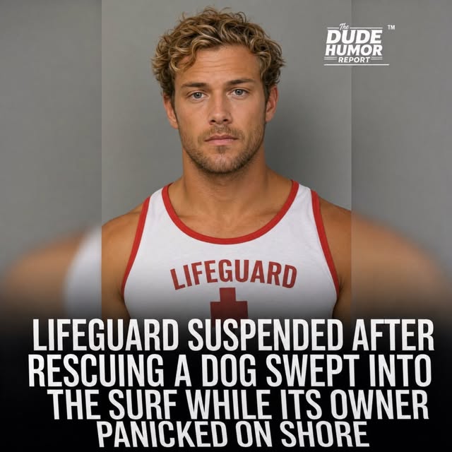 LIFEGUARD SUSPENDED AFTER RESCUING A DOG SWEPT INTO THE SURF WHILE ITS OWNER PANICKED ON SHORE